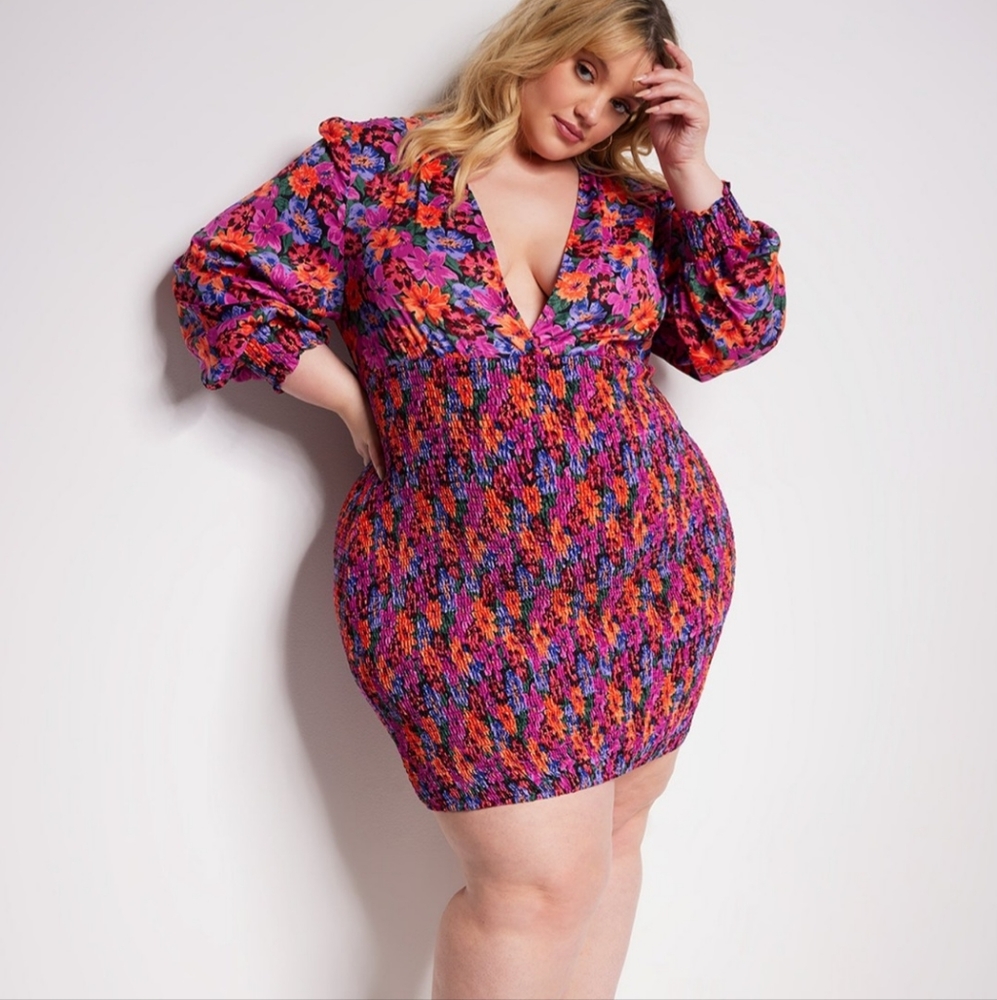Daphne floral mini dress